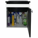 Ver imagem 4 de Tanque de Lavanderia 22 Lts + Gabinete Mdf Suspenso + Sifão Cor:preto