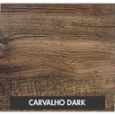 Ver imagem 6 de Estante de Livros Industrial Aço 80CMX187CM 5 Prateleiras Kuadra Marrom/Carvalho Dark
