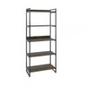 Estante para Livros Industrial 187cmx80cm 5 Prateleiras Kuadra - 2
