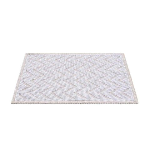 Tapete de Banheiro Natur 08 Branco 0,40x0,60m - Edantex