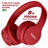 Fone Ouvido Sumexr B01 Pro Sem Fio Bluetooth Stereo SlickBass Hardfast Favix - Vermelho**EM FALTA** - 3