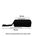 Ver imagem 5 de Apoio Lombar Formato Rolo com Elástico de Fixação Preto