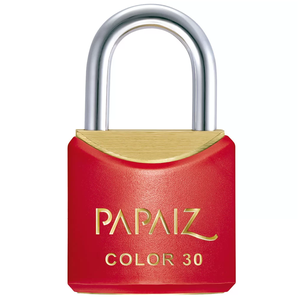 Kit com 2 Cadeados Papaiz Cr30 Vermelho Ka1