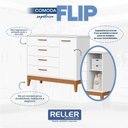 Ver imagem 7 de Quarto de Bebê Flip Branco Acetinado com Colchão Gazin - Reller