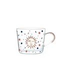 Ver imagem 1 de Caneca de Vidro Walfos Caneca Criativa para Café da Manhã Elashopp Copo de Sol 401-500ml