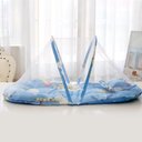 Ver imagem 5 de Berco Mosquiteiro Cama Bebe Colchonete Tenda Portatil Travesseiro Cercadinho Dobravel Colchao