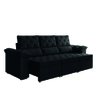 Sofá Retrátil York 3 Lugares 2,10m Suede - 2