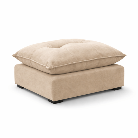 Cama Puff Pet Cachorro e Gato Puff Pet Super Macio e Confortável Suede:suede Bege