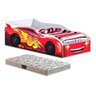 Cama Carro Infantil McQueen Vermelho com Colchão - 2