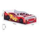 Ver imagem 4 de Cama Carro Infantil McQueen Vermelho com Colchão