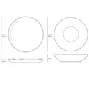 Ver imagem 3 de Aparelho de Jantar 20 Peças Porto Brasil Cerâmica Bio Rouxinol Orgânico Mesa Posta Louças 4