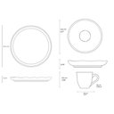Ver imagem 4 de Aparelho de Jantar 20 Peças Porto Brasil Cerâmica Bio Rouxinol Orgânico Mesa Posta Louças 4