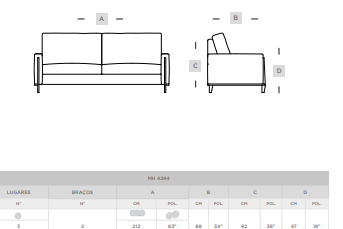Sofá MH 4244 - 8