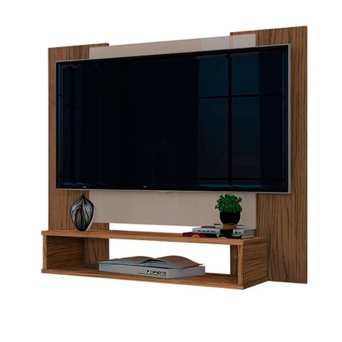 Painel Veneza para TV até 50" Freijo com Offwhite
