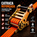 Ver imagem 4 de Kit 6 Cintas com Catraca para Amarração de Carga 3 Toneladas 10 Metros Muke Tools