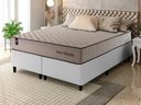 Ver imagem 1 de Conjunto Cama Box Espuma San Diego Bege Queen 158x198x67