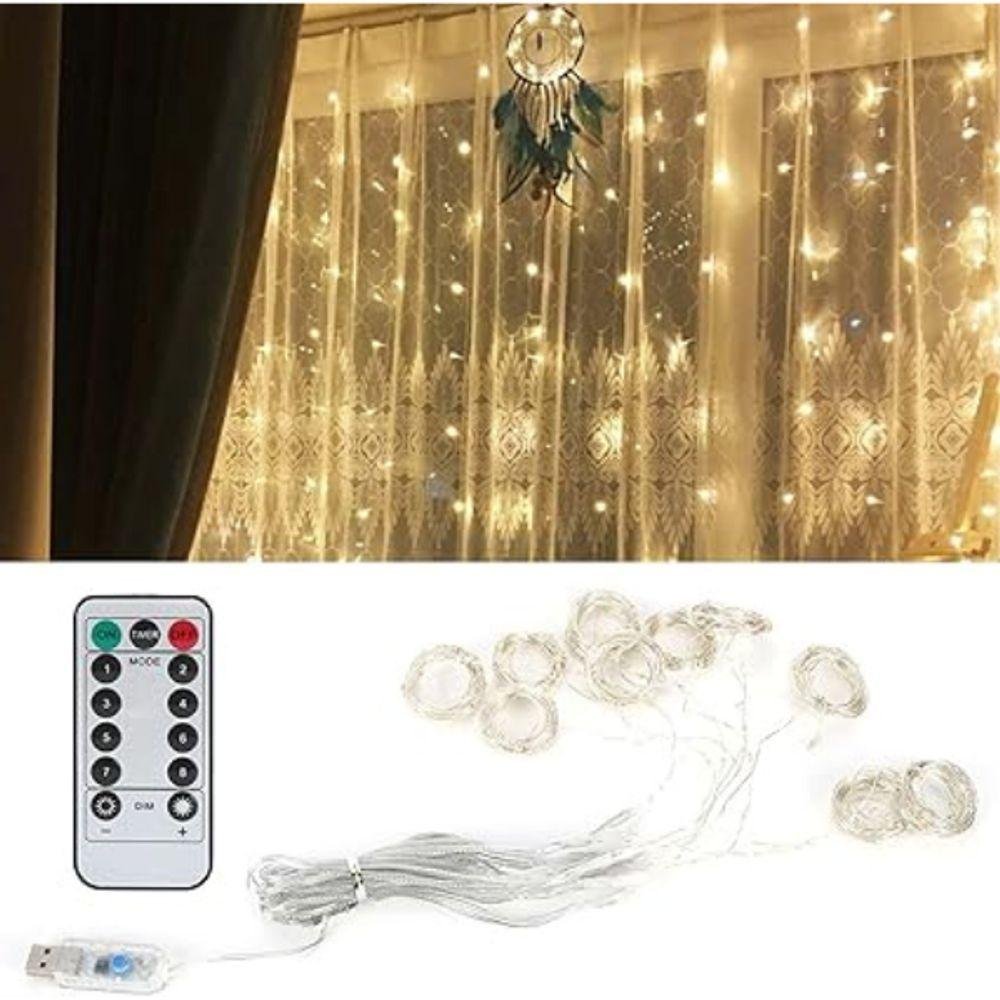 Decore com Estilo e Facilidade com a Cortina de Led para Natal, com Controle - 2