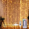 Decore com Estilo e Facilidade com a Cortina de Led para Natal, com Controle - 1