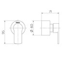 Ver imagem 2 de Acabamento para Registro Base Deca 1/2", 3/4" e 1" Argon Ouro Polido Docol