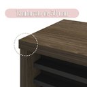 Ver imagem 6 de Mesa para Escritório 135cm Tamburato A06 - Mpozenato Executiva