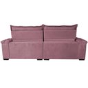 Ver imagem 6 de Sofá Retrátil e Reclinável 2,55m Cama inBox Big Fresh com SoftGel D40 Velupluma Rose