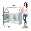 Ver imagem 7 de Quarto de Bebê com Guarda-Roupa 4 Portas 1 Cômoda e 1 Berço Mini Cama Montessoriano New York