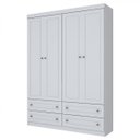 Ver mais imagens de Quarto de Bebê com Guarda-Roupa 4 Portas 1 Cômoda e 1 Berço Mini Cama Montessoriano New York
