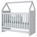 Ver imagem 5 de Quarto de Bebê com Guarda-Roupa 4 Portas 1 Cômoda e 1 Berço Mini Cama Montessoriano New York