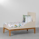 Ver imagem 4 de Kit Quarto Infantil com Pés Square Mel - Cômoda Elfe 4 Gavetas e 1 Porta + Guarda-Roupa Elfe + Berço