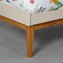 Ver imagem 6 de Kit Quarto Infantil com Pés Square Mel - Cômoda Elfe 4 Gavetas e 1 Porta + Guarda-Roupa Elfe + Berço
