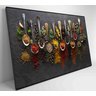 Quadro Decorativo Tempero e especiarias Decor&Quadros DIV003 90x60 cm Tecido Canvas - 5