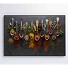 Quadro Decorativo Tempero e especiarias Decor&Quadros DIV003 90x60 cm Tecido Canvas - 1