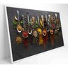 Quadro Decorativo Tempero e especiarias Decor&Quadros DIV003 90x60 cm Tecido Canvas - 2