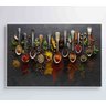 Quadro Decorativo Tempero e especiarias Decor&Quadros DIV003 90x60 cm Tecido Canvas - 8