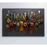 Quadro Decorativo Tempero e especiarias Decor&Quadros DIV003 90x60 cm Tecido Canvas - 7