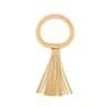 Cj 4 Anéis P/Guardanapos Pvc Tassel Dourado 14,5X7X6,5Cm - 1