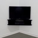 Ver imagem 7 de Rack Suspenso para Tv de até 43” Aparador Bancada Estante de Canto Preto