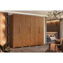 Ver imagem 1 de Guarda Roupa Casal 6 Portas e 6 Gavetas C- Pés Atrice Amêndola Touch
