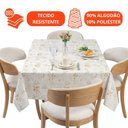 Ver imagem 5 de Toalha de Mesa Lepper Super Prática 6 Lugares 150x220cm Algodão Floral Campina