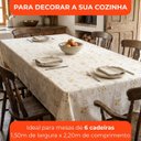 Ver imagem 3 de Toalha de Mesa Lepper Super Prática 6 Lugares 150x220cm Algodão Floral Campina