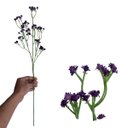 Ver imagem 4 de Kit 12 Galhos Flor Artificial Roxo para Festa Casamento e Ambientação