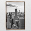 Ver imagem 1 de Quadro Decorativo Vertical Estado do Império Com Moldura e Sem Vidro 60x90