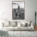 Ver imagem 3 de Quadro Decorativo Vertical Estado do Império Com Moldura e Sem Vidro 60x90