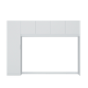 Ver imagem 4 de Guarda Roupa 5 Portas Dublin Multimóveis Mp4021 Branco