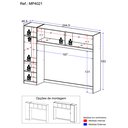 Ver imagem 5 de Guarda Roupa 5 Portas Dublin Multimóveis Mp4021 Branco