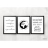 Kit 3 Quadros Frases - 1
