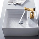 Ver imagem 1 de Torneira Lavabo Banheiro Monocomando Modena Dourada Emma Decor