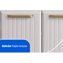 Ver imagem 7 de Kit de Cozinha Modulada 4 Peças Diamante 3 Portas Vidro (2 Armários + 1 Balcão + 1 Paneleiro)