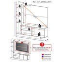 Ver imagem 5 de Estante com Painel Tv até 55" 2 Portas Porto Multimóveis