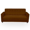 Ver imagem 4 de Sofá + 2 Poltrona para Sala de Estar Moderno Confortável Veneza Suede